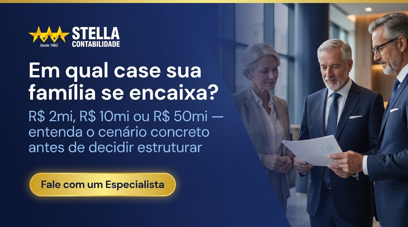 Banner CTA — descobrir em qual case patrimonial sua família se encaixa com a Contabilidade Stella