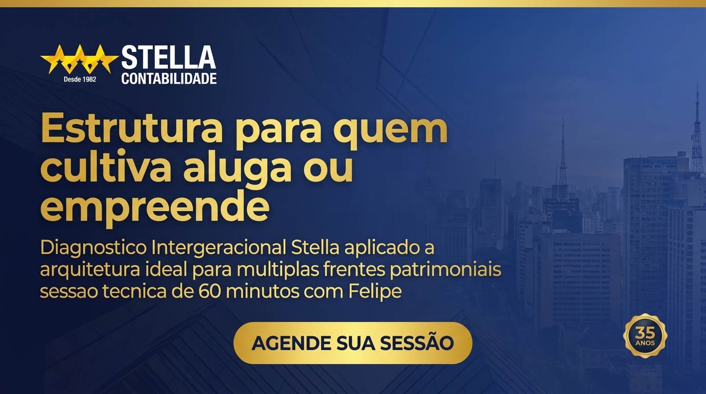 Banner CTA — arquitetura ideal para múltiplas frentes patrimoniais com a Contabilidade Stella