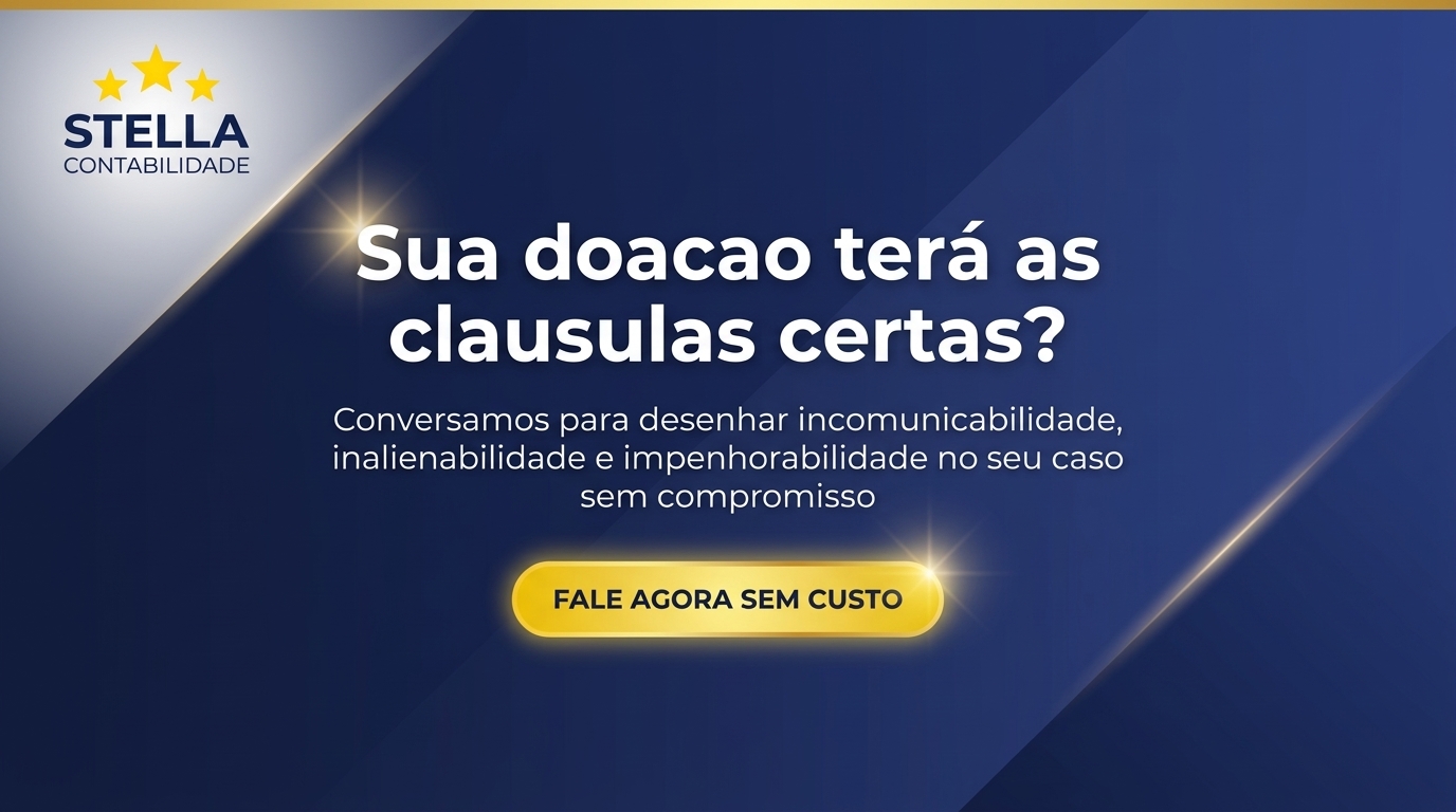 Banner CTA — desenhar cláusulas restritivas ideais para sua doação com a Contabilidade Stella