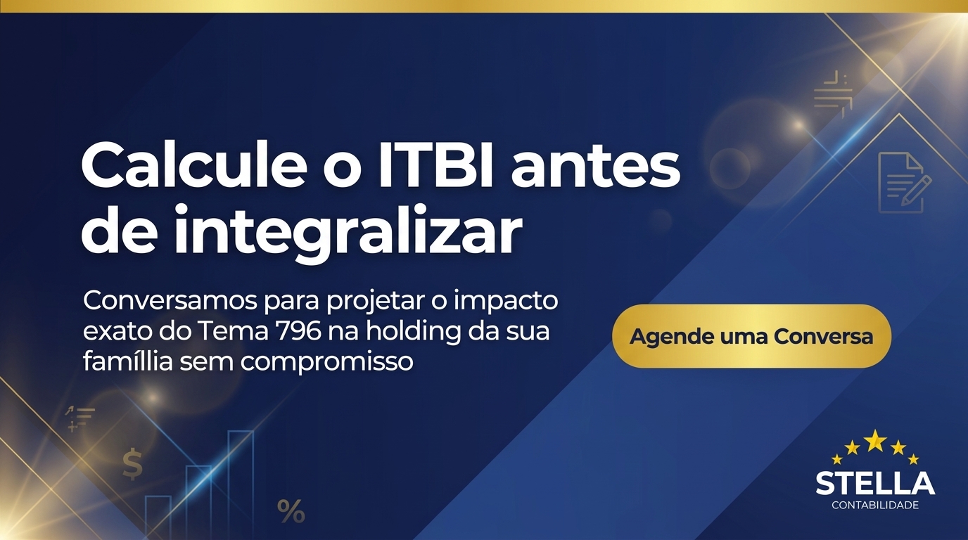 Banner CTA — projetar ITBI da integralização com a Contabilidade Stella