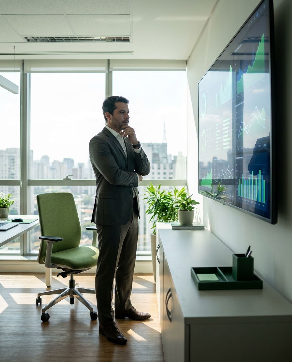 Painel de indicadores para controle da gestão empresarial