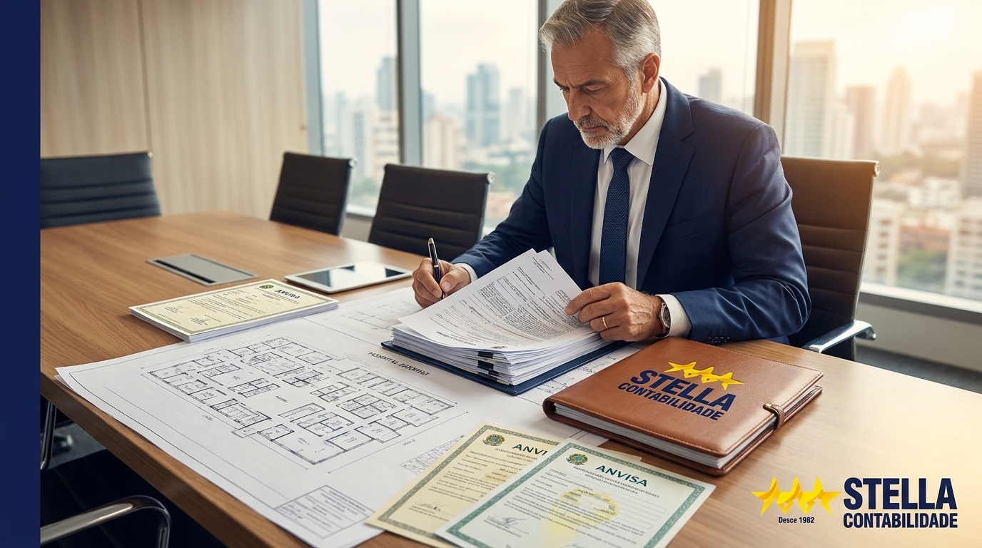 Banner CTA — avaliação formal para equiparação hospitalar com a Contabilidade Stella