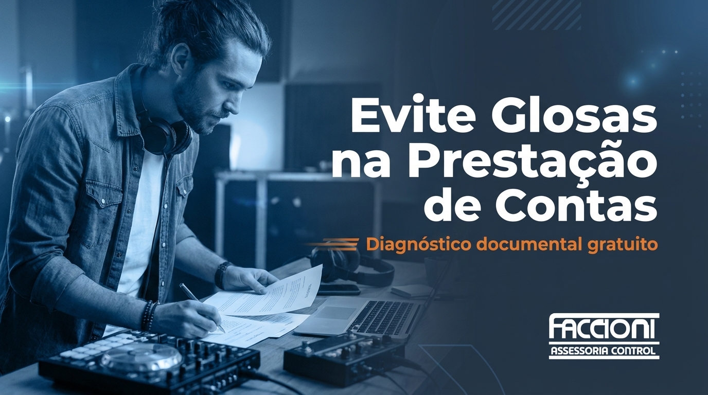 Evite Glosas na Prestação de Contas Cultural - Faccioni