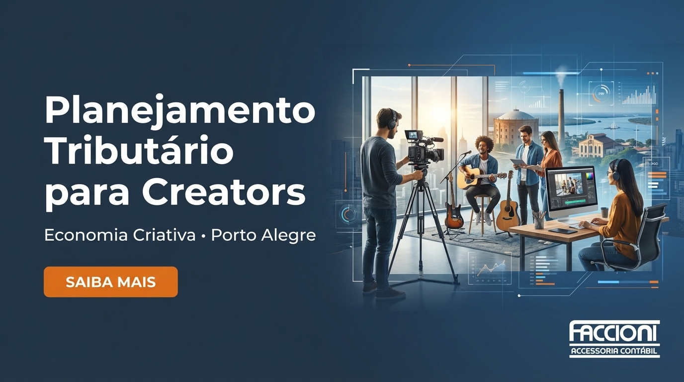 Planejamento Tributário para Creators Planejamento Tributário para Creators - Faccioni