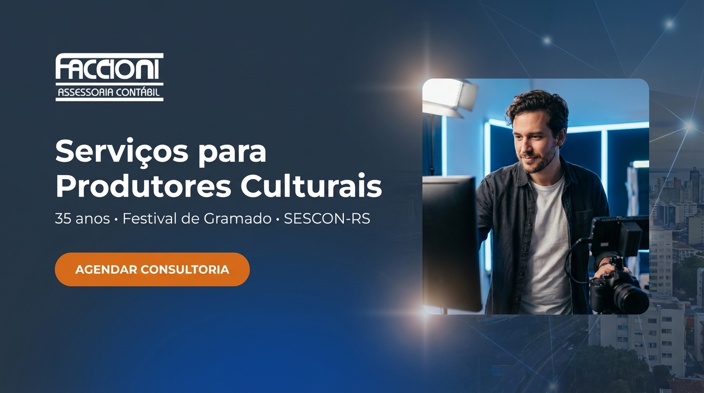 Serviços para Produtores Culturais Serviços para Produtores Culturais Porto Alegre - Faccioni Contabilidade